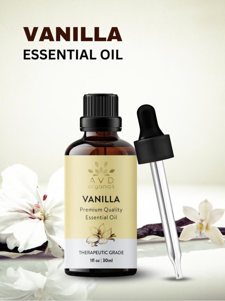 Organic Vanilla Essential Oil 100% Pure and Natural